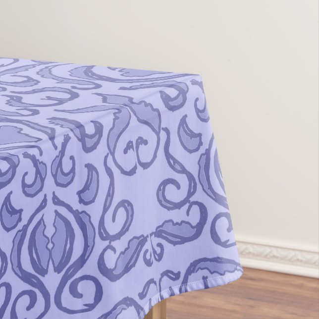 Damask Old World Veri Peri Tonal Tablecloth Tischdecke (Beispiel)