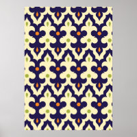 Damask paisley arabesque marokkanisches Muster mäd