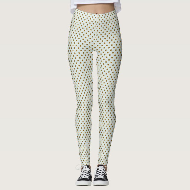 Damask Polka Leggings (Vorderseite)