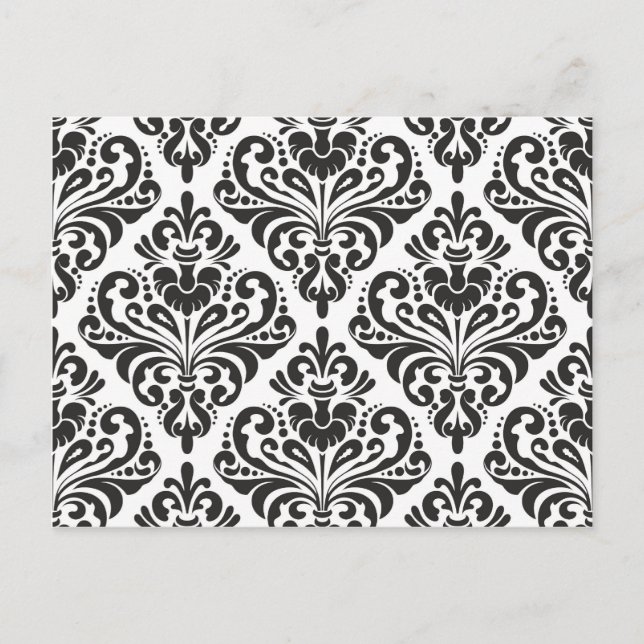 Damask Postkarte (Vorderseite)