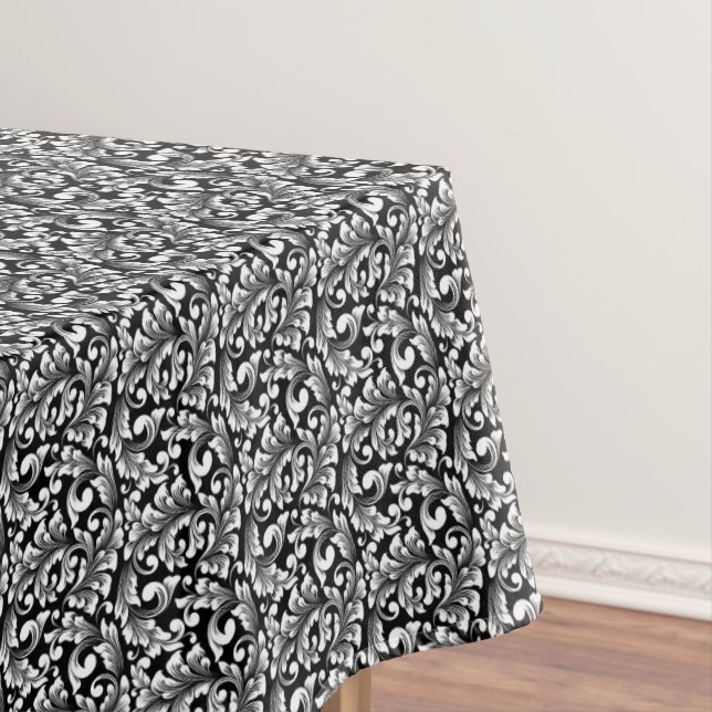 Damask Print Tableclout Tischdecke (Beispiel)