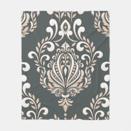 Damask Royal Fleece Blanket