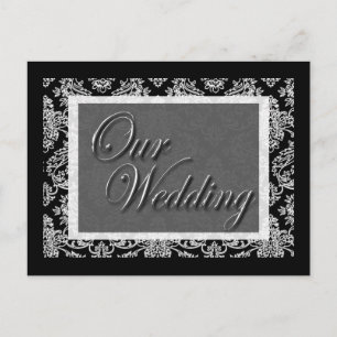Damask Save the Date Postkarten