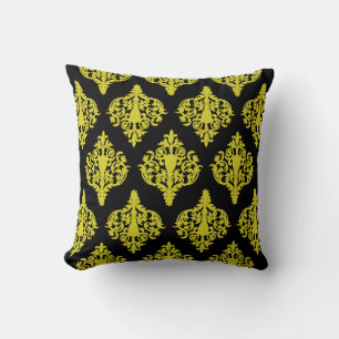 Damask Style Wallpaper Ornament. Kissen