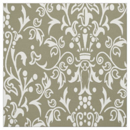 Damask Taupe Stoff