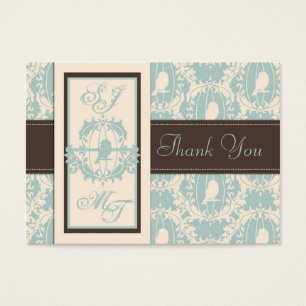 Damask Tweete TY Notecard