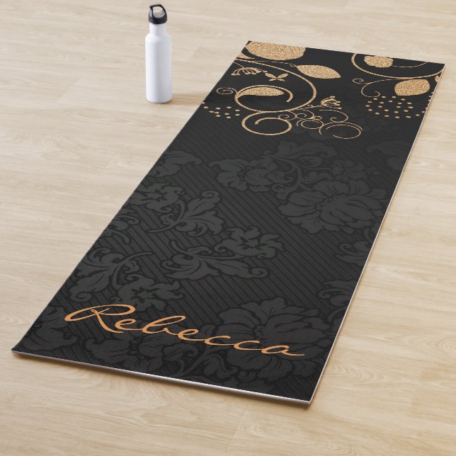 Damask und Wirbel Yogamatte (Beispiel)