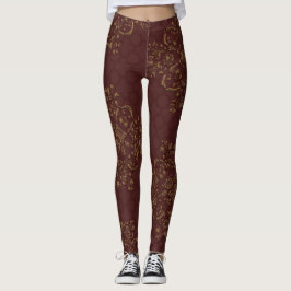 Damask | Zazzle_Growshop. Leggings