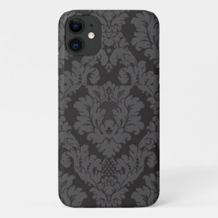 Damasken Muster, Grau Damaske, Damaske Case-Mate iPhone Hülle