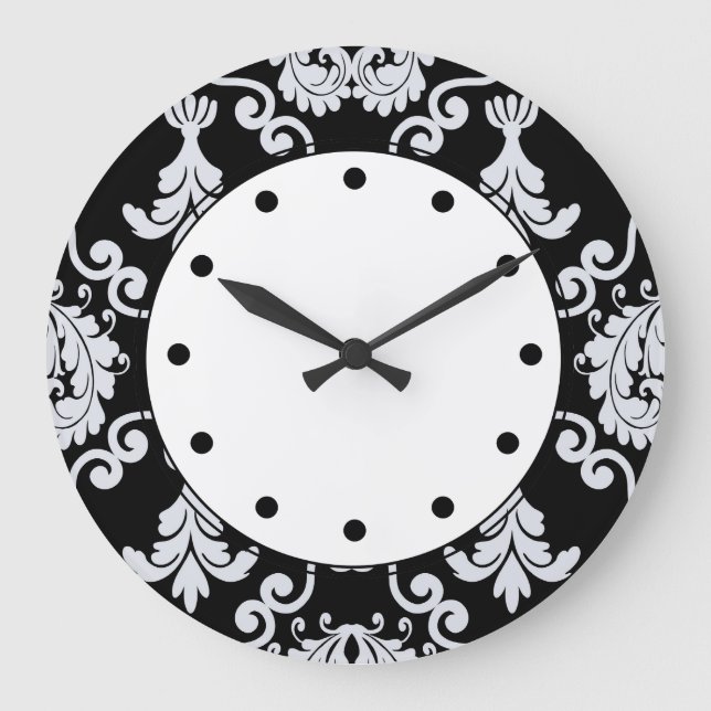 Damaskumuhren Große Wanduhr (Vorderseite)