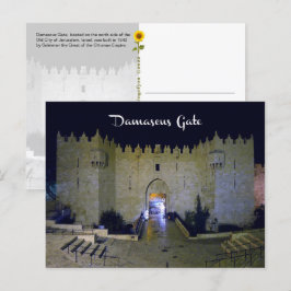 Damaskus Gate, Jerusalem, Israel - Postkarte