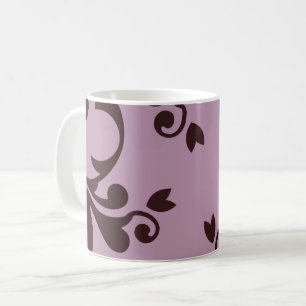 Damaskusmuster, Damasdesign, französischer Damast Kaffeetasse