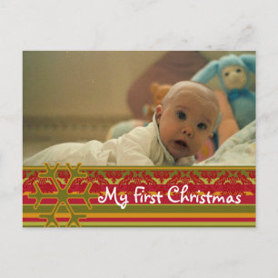 Damassé de rayures ma première carte postale de