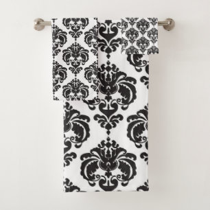 Damassé Royal Glam Noir & Blanc