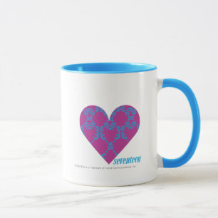 Damast Aqua-Lila 4 Tasse