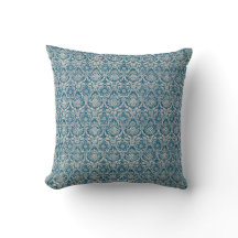 Damast-aquamarines blaues Muster