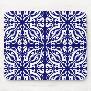 DAMAST - Blauer Hintergrund Mousepad