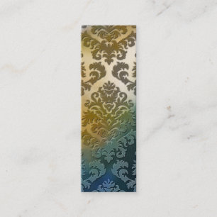 Damast-Durchbruchsvelours, SATIN ABSTRACT Mini Visitenkarte