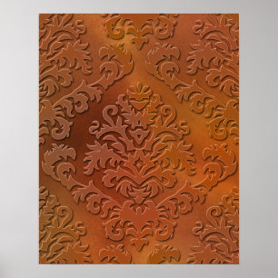 Damast-Durchschnitten-Samt, SATIN ABSTRACT Poster
