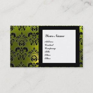 DAMAST-EDELSTEIN-MONOGRAMM, 2 Topase, violett Visitenkarte