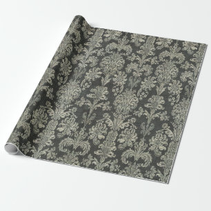 Damast Elegant Raffiniert Klassisch Vintage Geschenkpapier