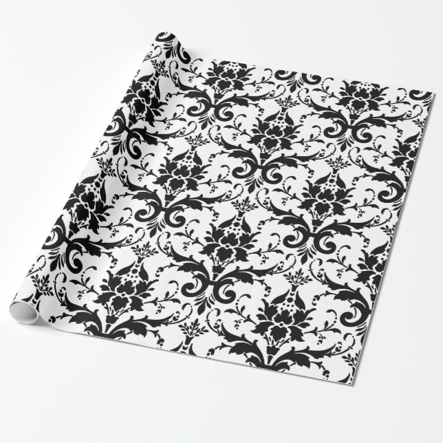 Damast Geschenkpapier (Ungerollt)