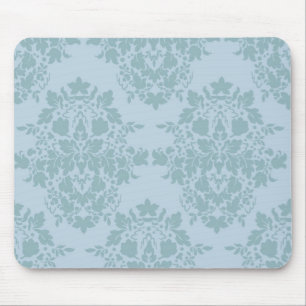 Damast im Blau Mousepad