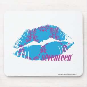 Damast Lila-Aqua Mousepad
