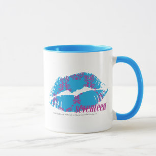 Damast Lila-Aqua Tasse