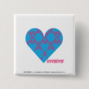 Damast Magentarot-Aqua 3 Button