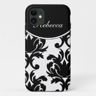 Damast-Monogramm iPhone 5 Hüllen