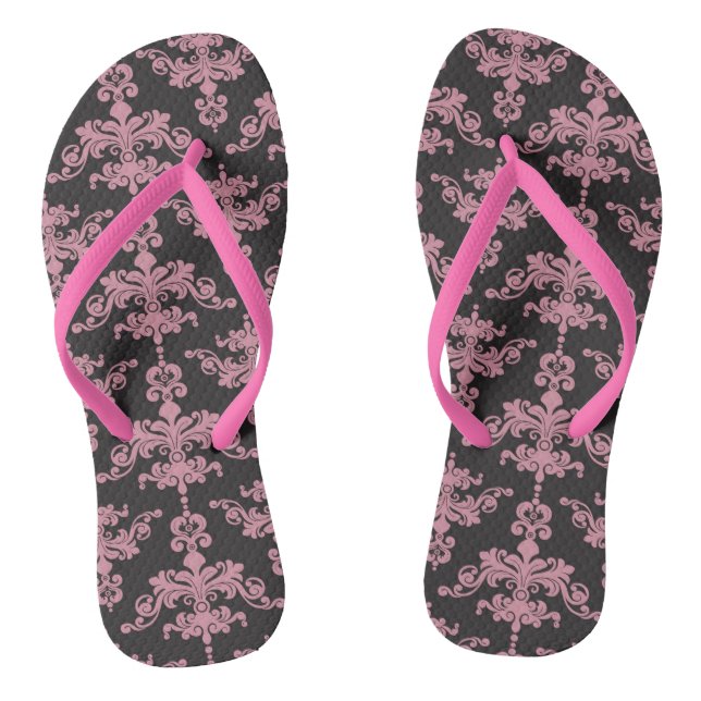 Damast Muster 5 Flip Flops (Fußbett)