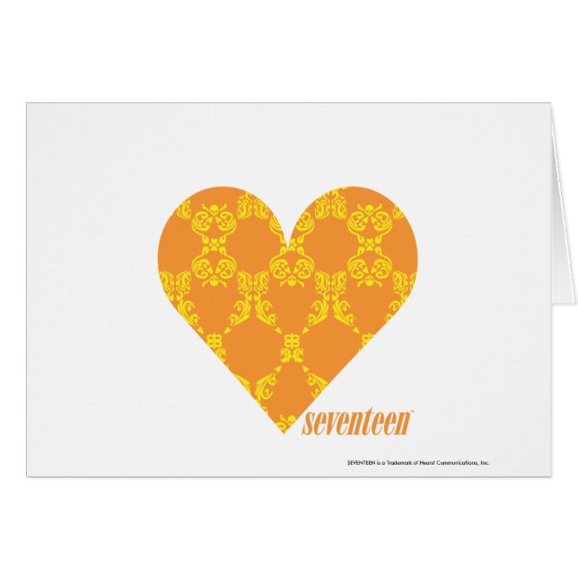 Damast orangegelbe 2 (Vorderseite (Horizontal))