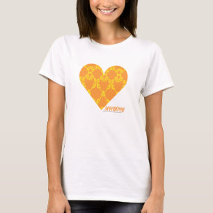 Damast orangegelbe 2 T-Shirt