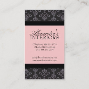 Damast-Visitenkarten Visitenkarte