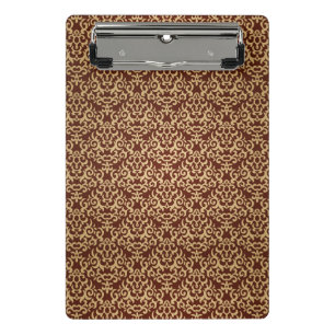 Damastmuster auf Steigungshintergrund Mini Klemmbrett