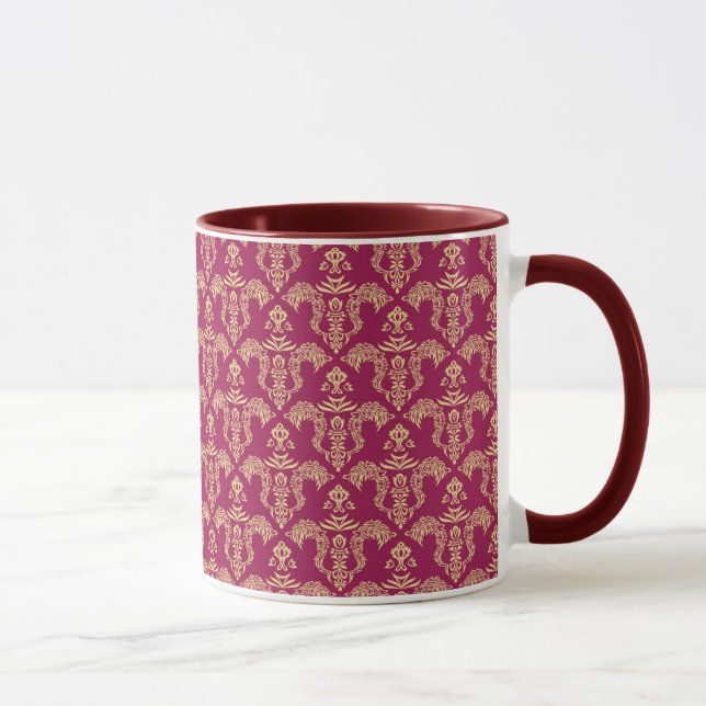 Damasttapete 4 tasse (Rechts)