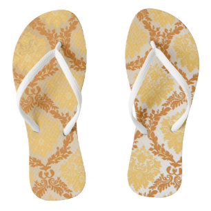 Damasttapete 5 flip flops