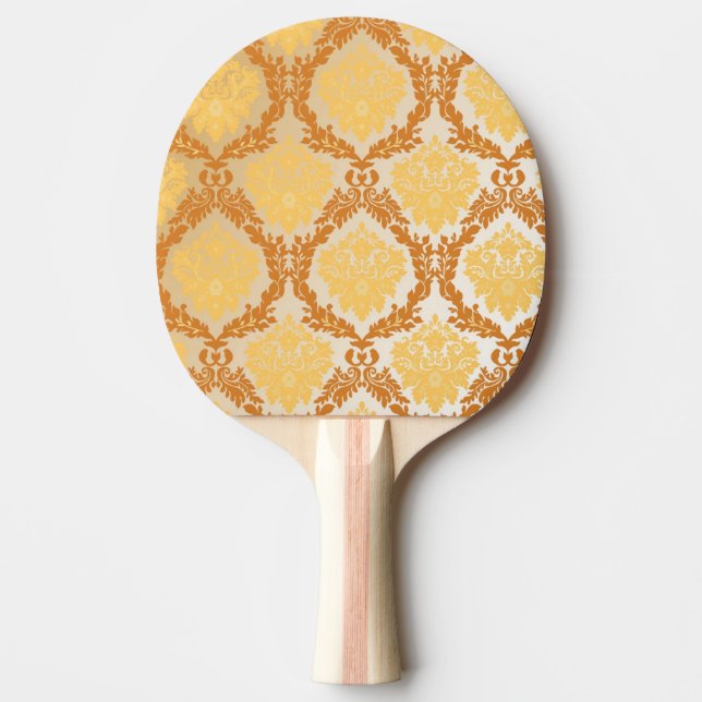 Damasttapete 5 tischtennis schläger (Vorderseite)