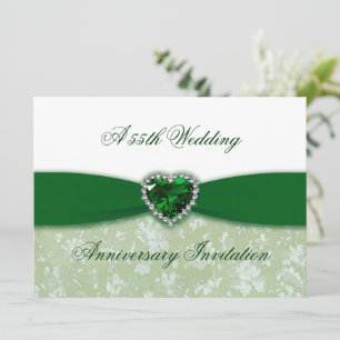 Damaszener Hochzeitseinladung zum 55. Jubiläum Einladung