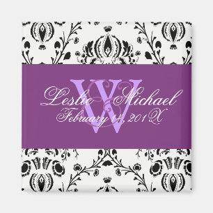 Damaszener Save-the-Date-Hochzeit, Magnete Magnet