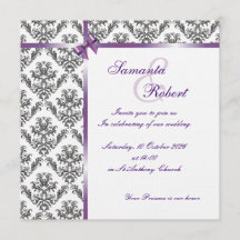 Damaszener-Stil-Hochzeitseinladungsdesign-Rechteck