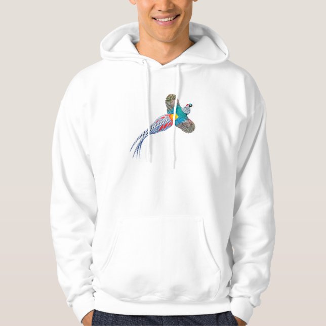 Dame Amherst Pheasant Hoodie (Vorderseite)