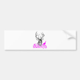 DAME BOWHUNTER DEER U. DIE TÜRKEI AUTOAUFKLEBER