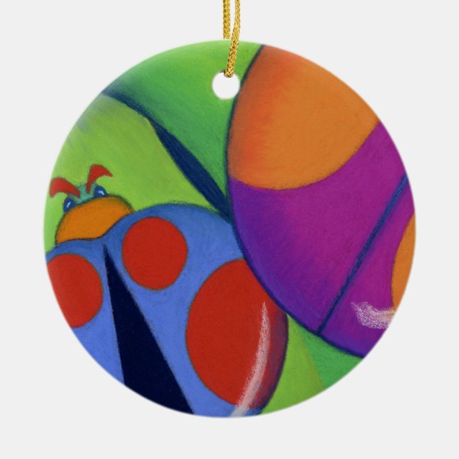 Dame Bugs Keramikornament (Vorne)