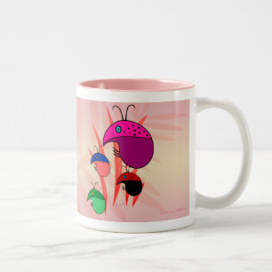 Dame Bugs Zweifarbige Tasse