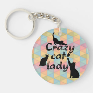 Dame de chat folle amusante et cool chats joueurs