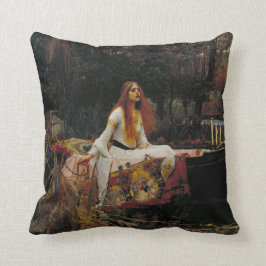 Dame der Schalotte durch John William Waterhouse Kissen
