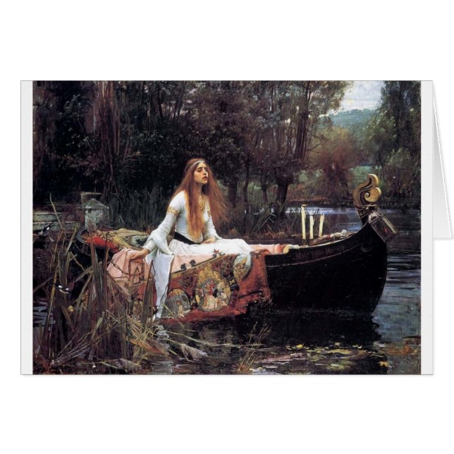 Dame der Schalotteantiken-Kunstmalerei (Vorderseite (Horizontal))