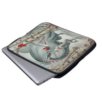 Dame der Waldlaptophülse Laptopschutzhülle
